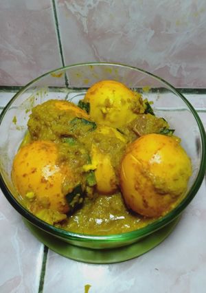 Foto resep Telur bumbu kunyit kencur