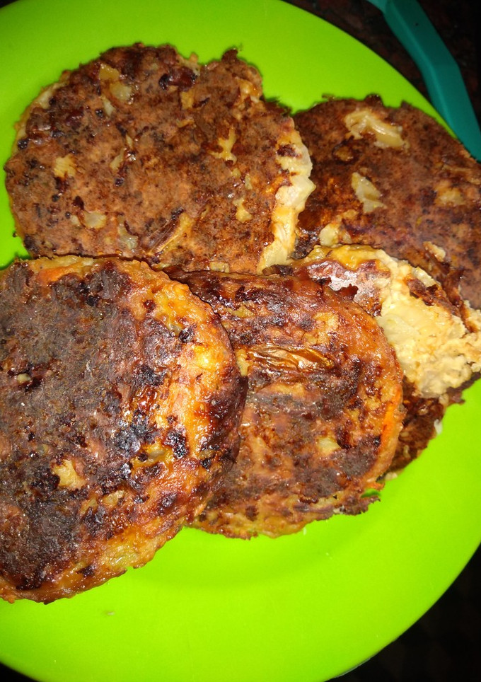 Una foto de Hamburguesas de coliflor o brócoli