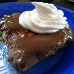 A picture of Chocolate Coffee Biscuit Pudding.