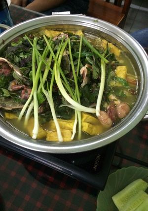 Hình của món Ba Ba chuối đậu.