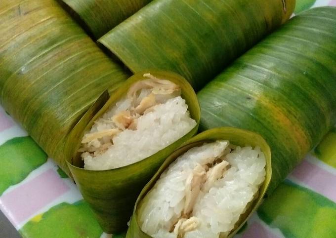 Lemper Isi Ayam