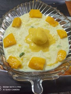 आम और चावल का पुडिंग (Aam aur chawal ka pudding recipe in hindi) रेसिपी मुख्य फोटो
