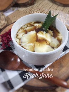 Foto resep Kembang tahu kuah jahe - kembang tahu air jahe - jahe merah