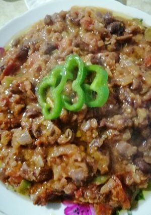صورة لوصفة فول مدمس بالبندورة والحر