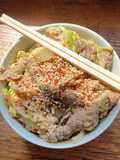 Gyudon (Beef bowl)