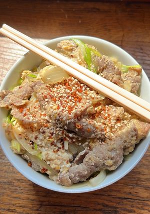 Foto resep Gyudon (Beef bowl)