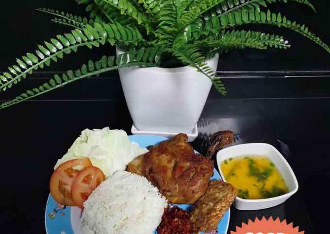 Anti Ribet, Memasak Ayam penyet singapore Menu Enak
