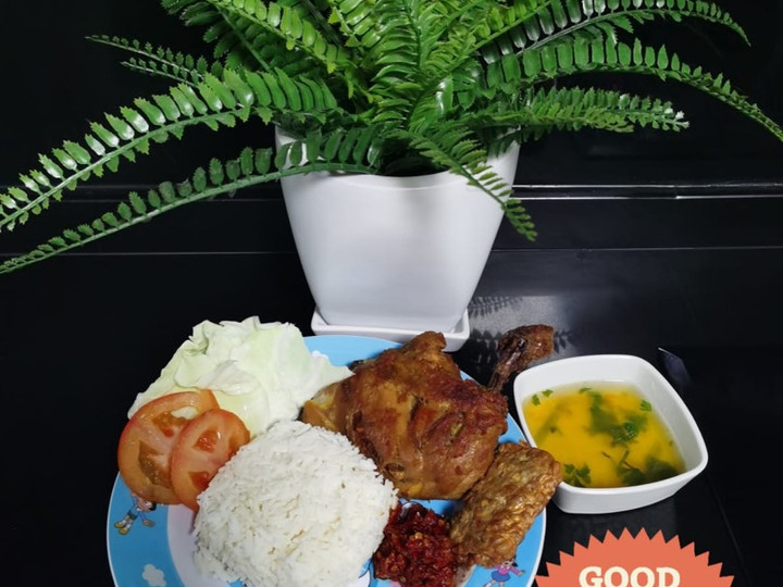 Anti Ribet, Memasak Ayam penyet singapore Menu Enak