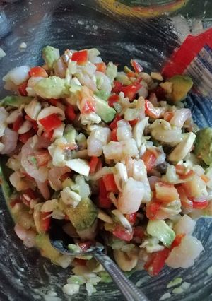 Una foto de Ceviche de camarón