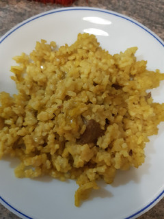 Una foto de Arroz con carne guisada