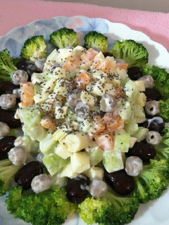 輕食優格蔬果沙拉 的食譜成品照片