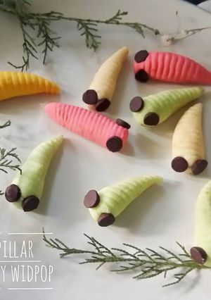 Foto resep Caterpillar Cookies (No oven)