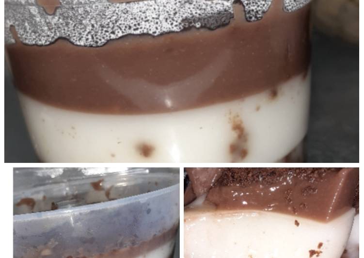 Resep Puding biskuit milk chocholatos, Sempurna
