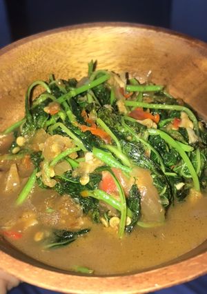 Foto resep Tumis Bayam Ala Anak Kost