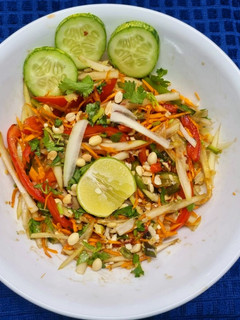 A picture of Thai 'Som Tam' Green Papaya Salad.