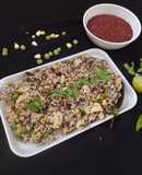 Whole Ragi and vegetable Pulao