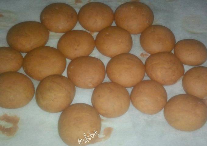 Healthy Snack: Chocolate Tamago Boro / Egg Biscuits foto resep utama