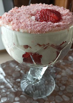 Une photo de Tiramisu aux fraises