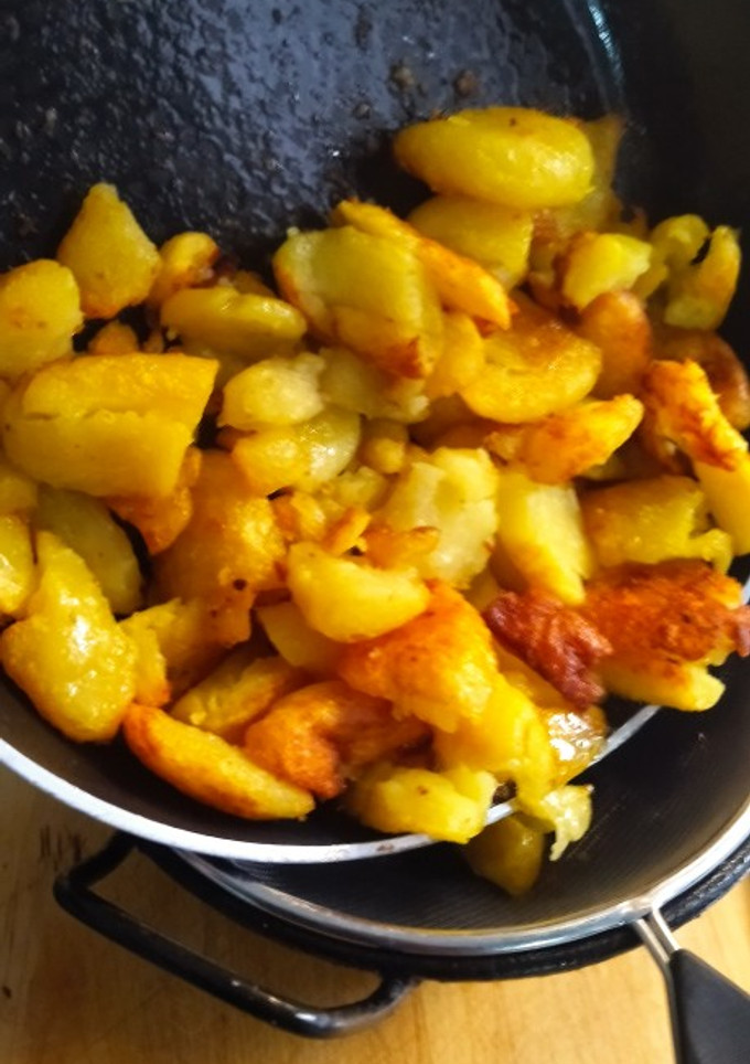 Una foto de Patatas fritas al romero