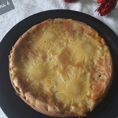 Pineapple up side down vanilla cake A picture of Pineapple up side down vanilla cake.