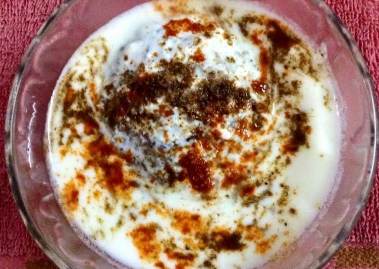 Recipe of Homemade Dahi vada (lental dumpling) is a popular India chaat