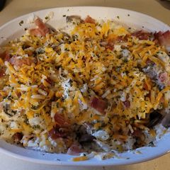 A picture of "Loaded" Cauliflower Bake (Low Carb Casserole).
