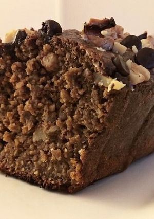 Una foto de Budín de chocolate y café