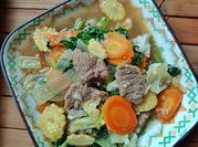 Gambar capcay daging