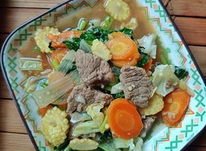 Foto resep Capcay daging