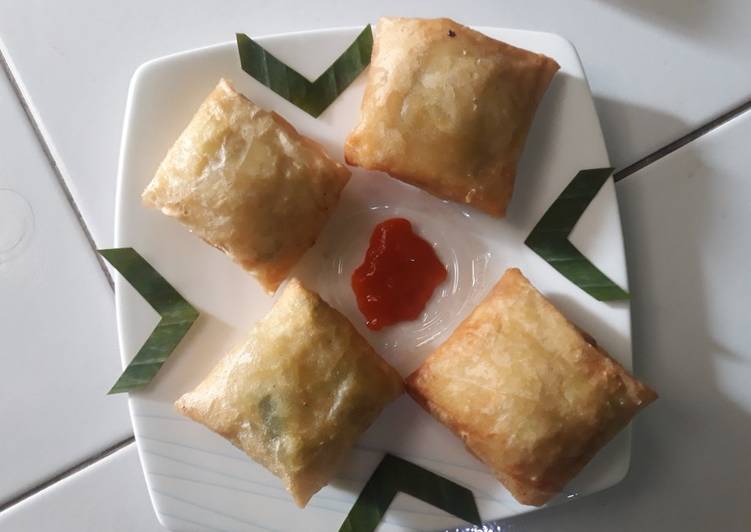 Martabak telur dan sayur