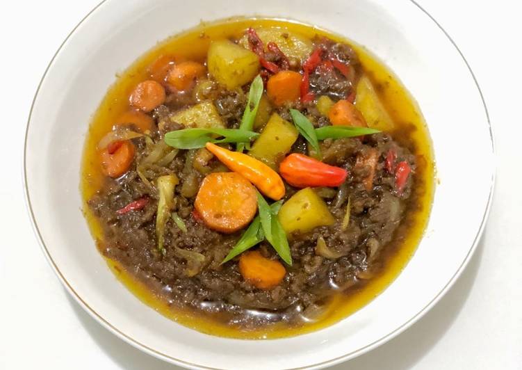 Resep masakan Semur daging cincang | Bahan Membuat Semur daging cincang Yang Enak Dan Lezat