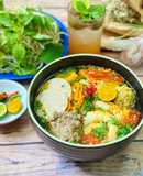 Bún Riêu Nấu Nấm Đông Trùng Hạ Thảo