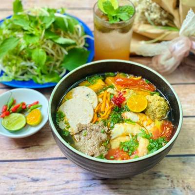 Cách Làm Món Bún Riêu Nấu Nấm Đông Trùng Hạ Thảo của Rose Truong - CookpadChia sẻIn-image