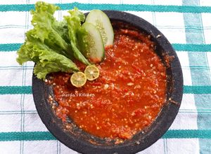 Foto resep Sambal Tempong Pedas Mantap
