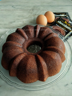 Foto resep Brownies Kukus Chocolatos (Simple & Mudah)