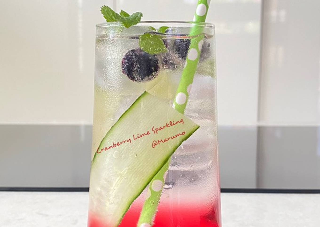 Cranberry Lime Sparkling
