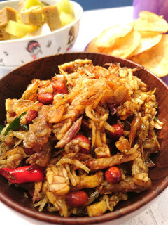 Foto resep Sambal tempe ikan teri + kacang