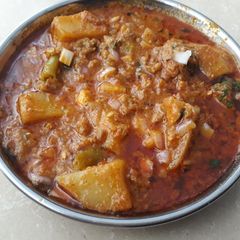 A picture of Kheema Masala.