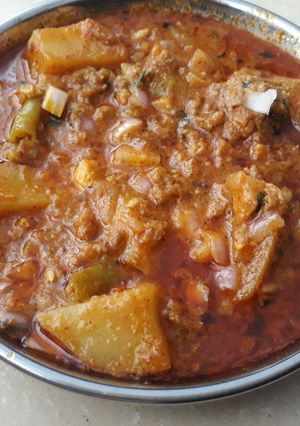 A picture of Kheema Masala.