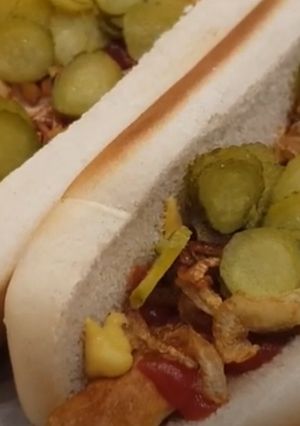 🐔🌭 Csirkemell Hot-dog, saját készítésű baromfivirsliből 🌭🐔 recept fotója