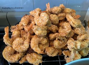 Una foto de Camarones al coco al estilo Sonorense
