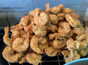 Una foto de Camarones al coco al estilo Sonorense
