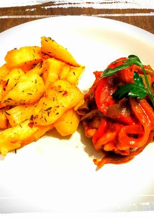 Una foto de Pollo a la Portuguesa