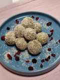 Matcha teás golyók (vegán)
