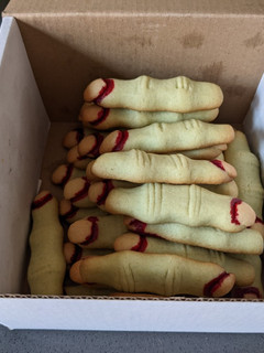 Una foto de Galletas dedos de momia