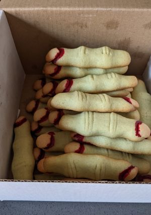 Una foto de Galletas dedos de momia