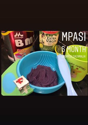 Foto resep Pure ubi ungu (6 month)