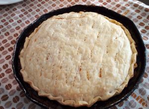 Una foto de Tarta de repollo, receta del abuelo