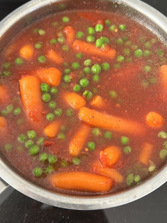 A picture of Pea Stew and Rice.