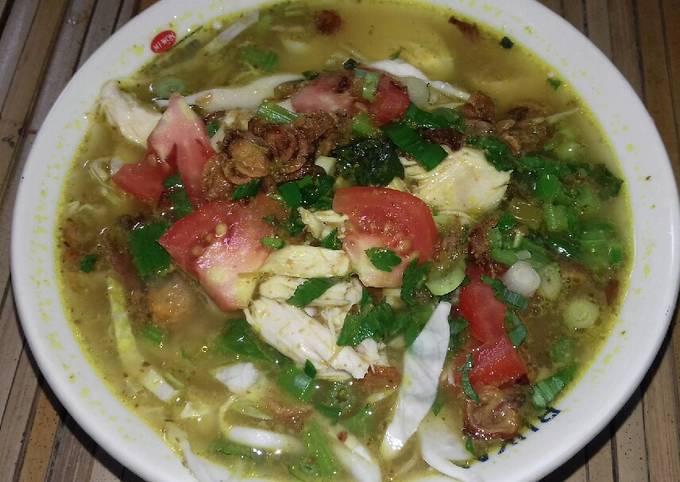 Soto ayam sederhana